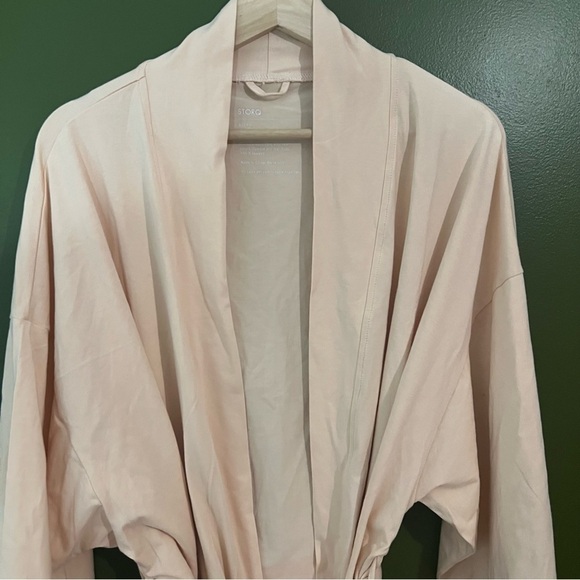 Storq maternity cotton robe size 4/large - Picture 4 of 7